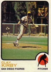 1973 Topps Baseball Cards      655     Clay Kirby